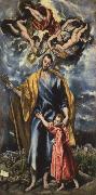 St Joseph and the Infant Christ El Greco